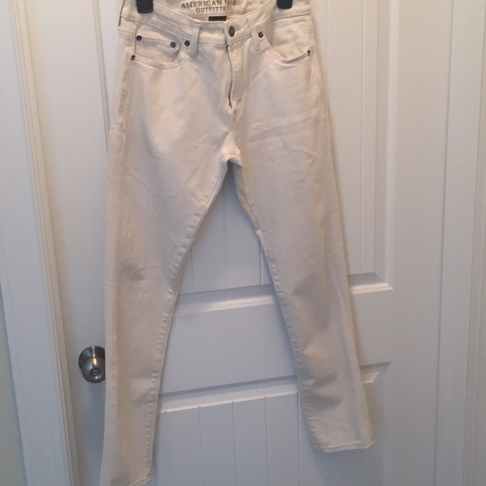 American Eagle off white jeans